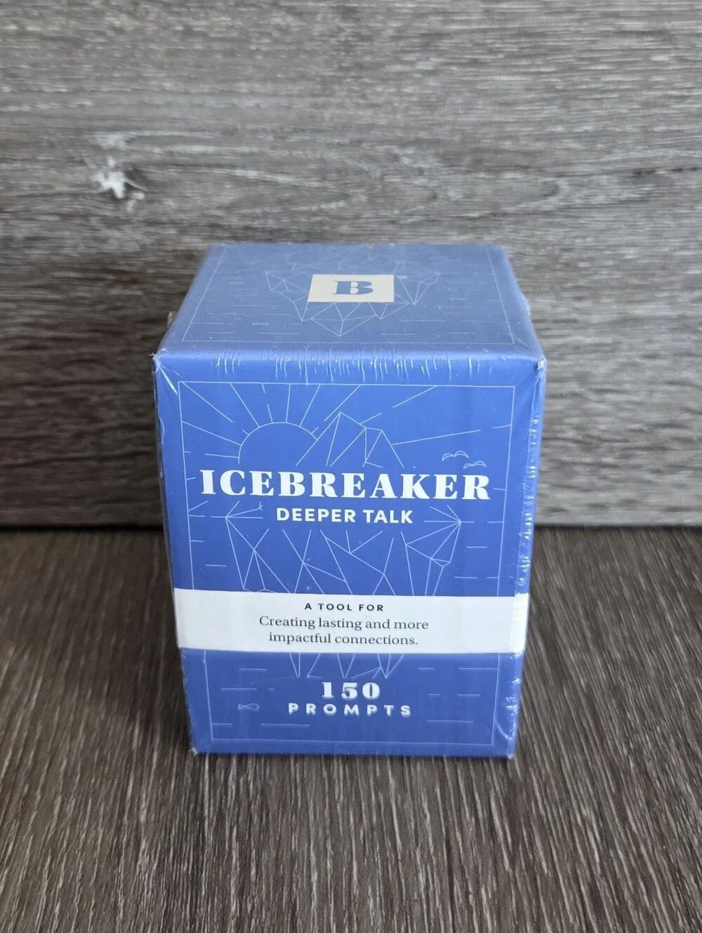 Icebreaker Deeper Talk Card Deck - Blue